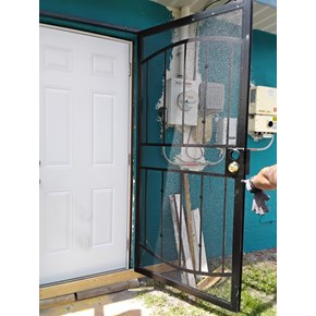 Ace Handyman Services iron gate door installation in Port St. Lucie, FL