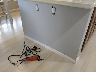 Ace Handyman Services kitchen island before photo in Port St. Lucie, FL