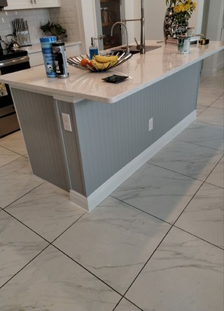 Ace Handyman Services Kitchen Island Renovation Project in Port St. Lucie, FL