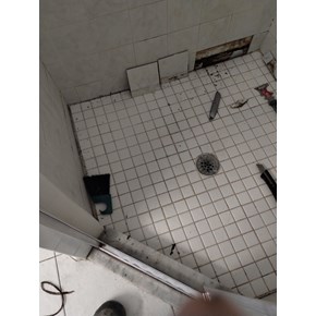 Ace Handyman Services bathroom shower tile repair and re-grouting Project in Port St. Lucie, FL