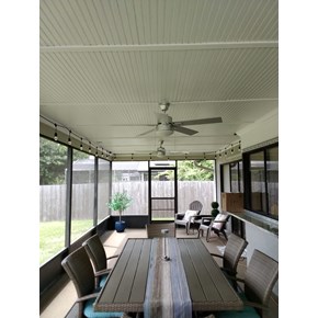Ace Handyman Services string light hanging Project in Port St. Lucie, FL