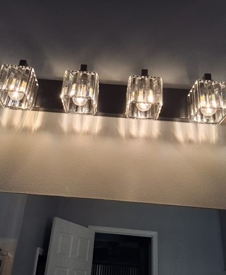 Ace Handyman Services bathroom light replacement after photo in Port St. Lucie, FL