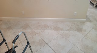 Ace Handyman Services baseboard re-installation project in Port St. Lucie, FL