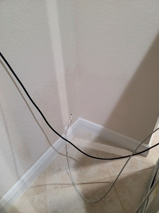 Ace Handyman Services baseboard re-installation project in Port St. Lucie, FL