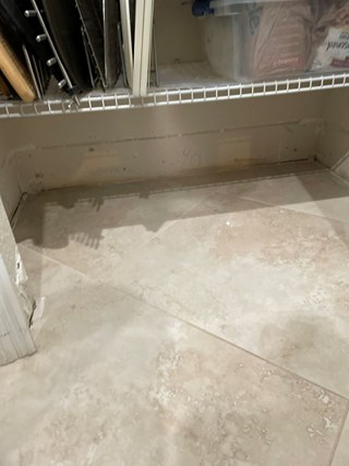 Ace Handyman Services baseboard re-installation project in Port St. Lucie, FL
