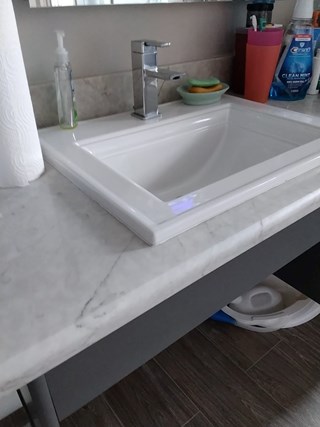 Ace Handyman Services bathroom sink before in Port St. Lucie, FL