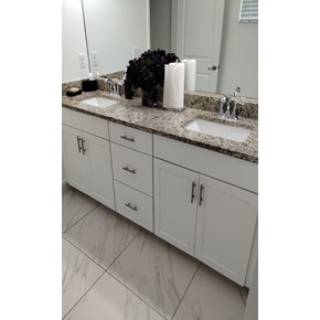 Ace Handyman Services completed bathroom cabinet spraying Project in Port St. Lucie, FL