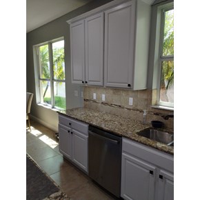 Ace Handyman Services move-in kitchen cabinet painting Project in Port St. Lucie, FL