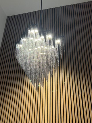 Ace Handyman Services chandelier installation project in Port St. Lucie, FL