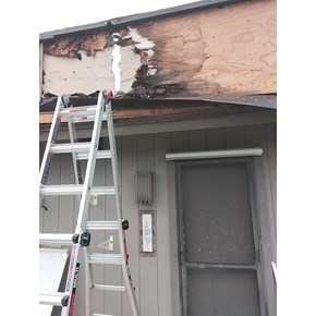 Ace Handyman Services false roof demoing Project in Port St. Lucie, FL