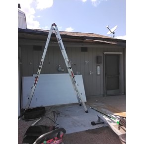 Ace Handyman Services removal of false roof and flashing repair Project in Port St. Lucie, FL