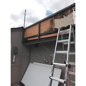 Ace Handyman Services false roof demoing Project in Port St. Lucie, FL