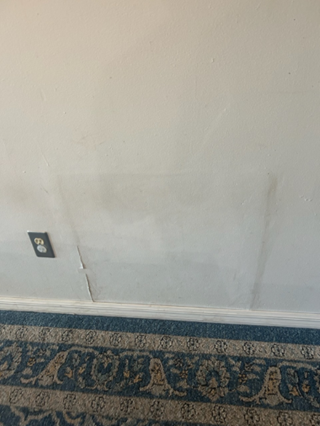 Ace Handyman Services drywall patch before in Port St. Lucie, FL
