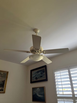 Ace Handyman Services ceiling fan replacement before photo in Port St. Lucie, FL