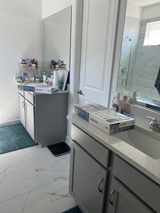 Ace Handyman Services bathroom faucet replacement before photo in Port St. Lucie, FL