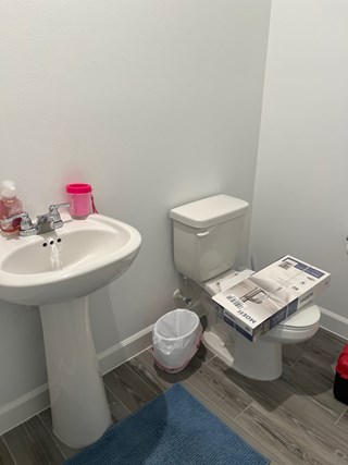 Ace Handyman Services bathroom faucet replacement before photo in Port St. Lucie, FL
