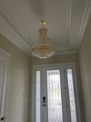 Ace Handyman Services Pilates chandelier installation after photo in Port St. Lucie, FL