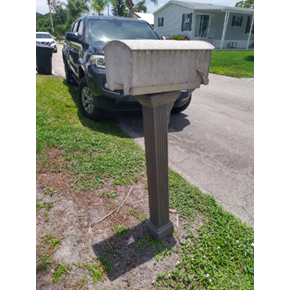 Ace Handyman Services before picture mailbox replacement Project in Port St. Lucie, FL