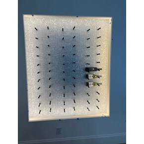 Ace Handyman Services wine wall installation after photo in Port St. Lucie, FL
