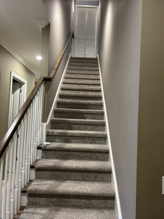 Interior handrail before