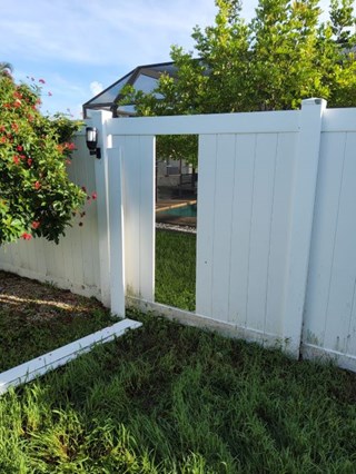 Missing Fence Panels