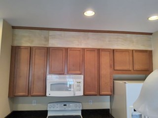 Filled in open space and customer can't wait to paint!