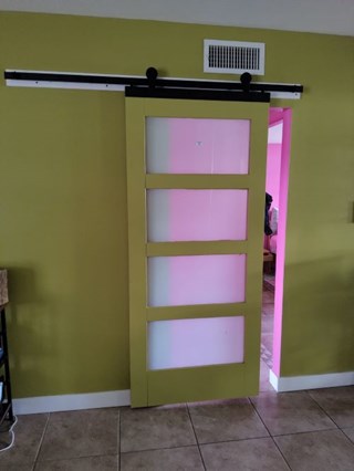 Barn Door Installed