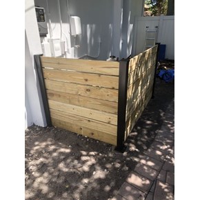 Air Conditioner Fence Installation in St Petersburg Air Conditioner Fence Installation in St Petersburg