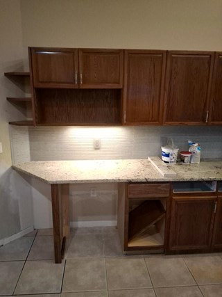 Cabinet Repair and Fridge Installation Before Tampa, FL