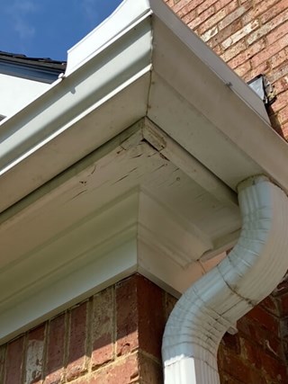 handyman craftsman soffit repair wood rot acworth GA