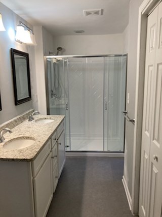 shower door installation snellville georgia - after handyman