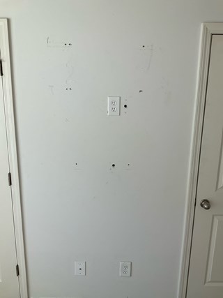 Bedroom Wall - Before