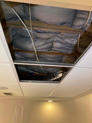 Ceiling Remodel Snellville Georgia - Before