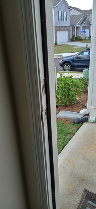 door frame repair snellville georgia - after handyman