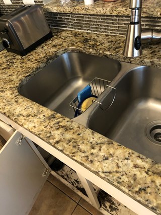 kitchen refresh - sink replacement snellville georgia - before