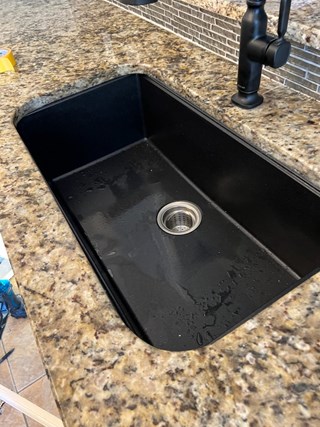 kitchen refresh - sink installation snellville georgia - after