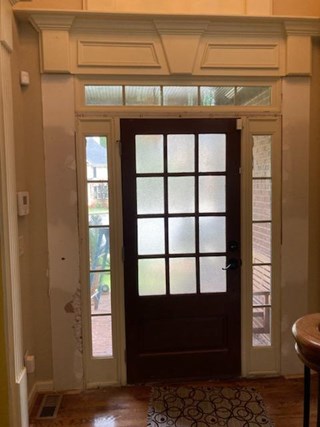 front door replacement single door snellville georgia - before