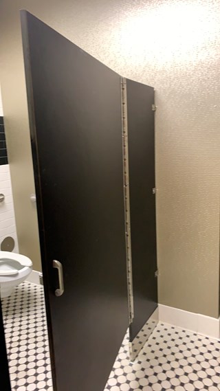 commercial bathroom stall installation snellville georgia - after handyman