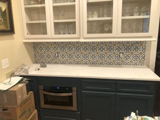 Tile Backsplash in Gainesville, GA After