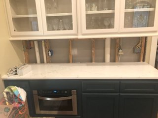 Tile Backsplash in Gainesville, GA Before