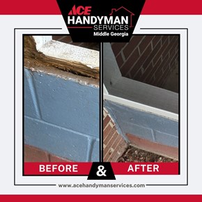 Ace Handyman Services Project in Warner Robins, Ga - 32.59594390862656, -83.62313184593845