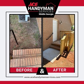 Ace Handyman Services Project in Milledgeville, GA - 33.076483752161195, -83.24550286138094