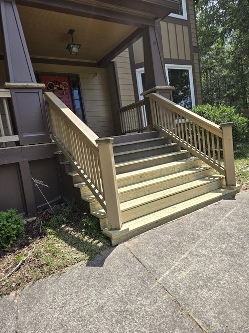 Deck Stair Repair After Project NW Metro Atlanta Deck Stair Repair After Project NW Metro Atlanta