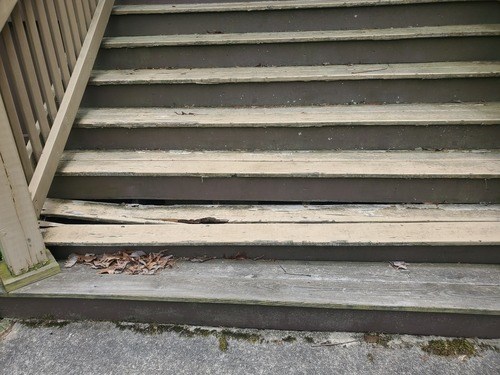 Deck Stair Repair Before Project NW Metro Atlanta Deck Stair Repair Before Project NW Metro Atlanta