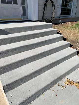 Ace Handyman services DuPage New PVC Handrail Installation
