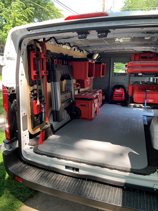 Ace Handyman Services DuPage Service Truck with Milwaukee Packout