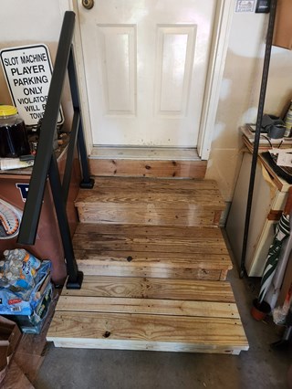 Ace Handyman Services Project Safety Concern and Handrail