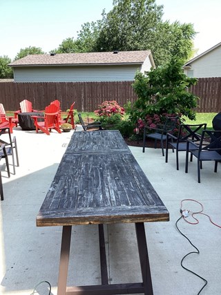 Handyman Wood Table Refinish in Champaign IL