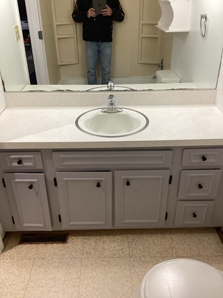 Ace Handyman Services Fox Valley Bathroom Refresh - Before
