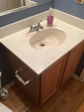 Ace Handyman Services Fox Valley Bathroom Refresh - Before